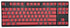 Rode pudding keycaps met translucent zijkanten – double shot PBT in OEM-profiel